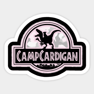 Camp Cardigan Sticker